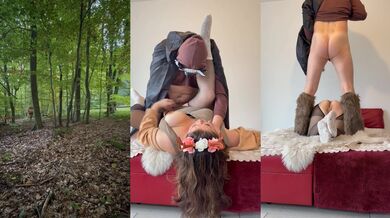 The beauty and the beast satisfying their cravings