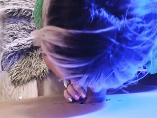 Le obsequio una mamada deliciosa a mi novio estilo Magnificence Aperture con cum en su boca sexo oral-sex delicioso