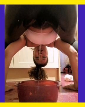 Squirting in Yoga Panty