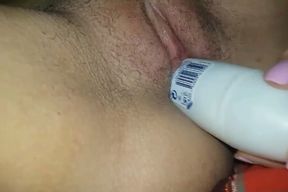 Cream orgasm with my deodorant