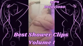 Best of SSBBW Rachel's Showers (1 hr 39 min) Volume 1 MP4 1920x1080