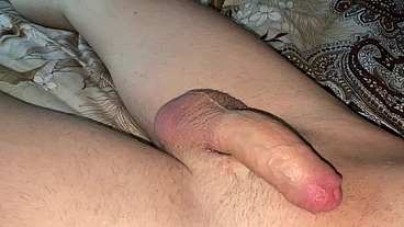 Jerking off a dick with bristles!
