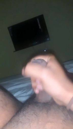 Sissy Sam Jerking Her Dick So Good &amp; Shot a Huge Load of Cum💦 Intense Orgasm