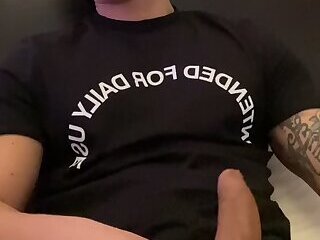 Bastian Karim Jerks His Big Cock