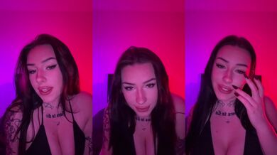 Horny Goth mommy wants you to come for her JOI