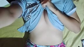 Latina neighbor asks for your cum in Spanish!