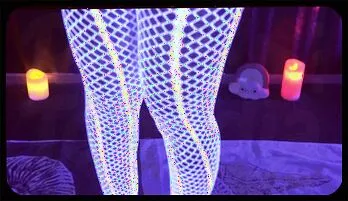 Cosplay Fantasy: Enchanting Blacklight Performers