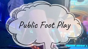 Public Foot Play in Sandals