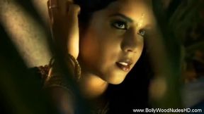 Dream girl's strip tease action by Bollywood Nudes HD