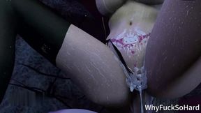 3D Redhead Slut Cosplay Super Model Got Her Wet Pussy Fucked so Hard