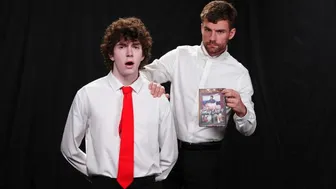 Jon Ryder questions Devin about his lustful urges before raw pounding