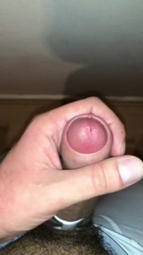Delightfully JERKING OFF a FAT COCK in COMPRESSION SHORTS and COCK RING ** SLOW MOTION **