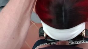 MILF POV Blowjob and Cum Licking