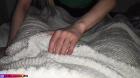 POV: Hot Amateur Sex with Busty Step Sister Homemade. Huge Cumshot