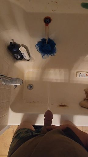 Pissing in the Tub.