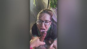 ms. kay lee sucks you until she milks your cum onto her face!!