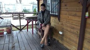 pinched heel on deck