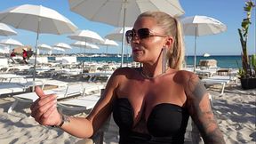 French beauty Marie gets fucked by Italian stud while hubby watches