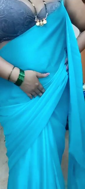 Sister-in-law Opened Her Blouse in the Bathroom