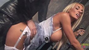 Blonde MILF's Tits Bounce Like Crazy While She Gets Fucked Silly in the Dungeon