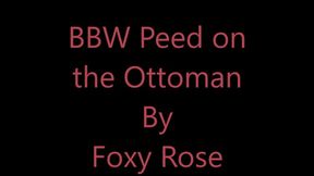BBW Peed On the Ottoman