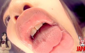 Classroom Idol POV: Yukari Miyazawa's Sloppy French Kiss Floods Your Face with Thick Spit as She Grinds on the Desk.