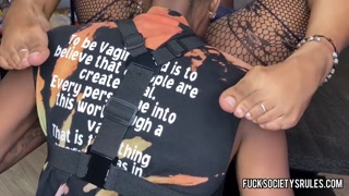 Pussy eating Footcam bloopers