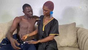I Fuck Yahoo Boy Wife After Fixing Her Wc