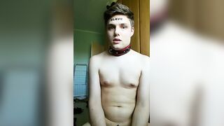 Anal Chastity: Ass-to-Mouth BDSM with a Twink Amateur