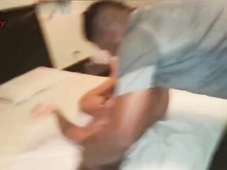 Housewife waits for her cuckolded spouse to leave and goes down on her brother-in-law, screwing him hard in her cunt (FULL CLIP ON RED)