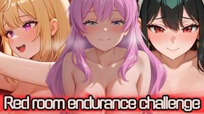 Handle 7 girls to return from your dream's horny red room (Endurance JOI)