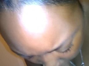 Ebony BBW suck tasty cock