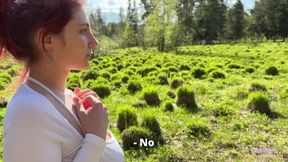 Busty Stranger Stalks and Seduces Me on Way Home