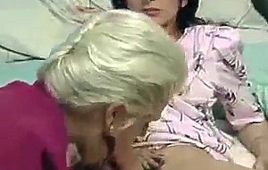 Vintage tranny and tart petting and fucking