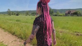 Hot ride in the countryside