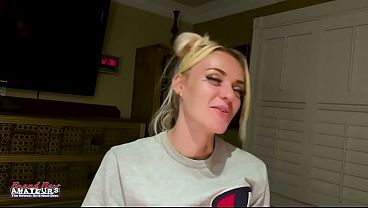 Tattooed blonde milf sassy shows her pussy and wild and naughty side!