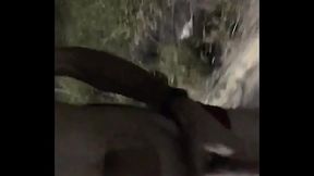 Brazilian guy Speedo walk at night