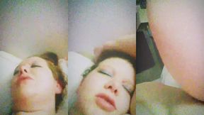 getting face fucked as i beg my husband for more dicks to help him fill all my holes. covering his face in cum. i couldn t stop begging for him to keep eating that fat pussy
