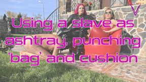 Two Dommes in latex and a slave, can you guess what happened next?