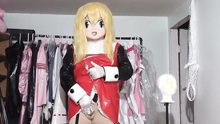 vinyl Kigurumi Flip Breathplay and Masterbate, left behind to charge electro-hitachi