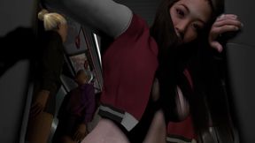 Asian Girl Rides Dick In The Bus Bus - POV Experience