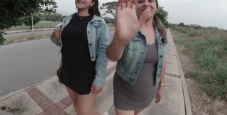 Stranger Having an Experience with a Vibrator in the Mall