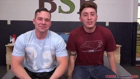 Straight jock gets wrecked by big dick broke college stud