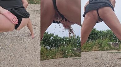 Desperation Wife Pissing Everywhere Outside