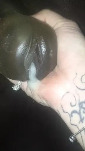 Tattooed hunk fucks fleshlight until sloppy dripping cumshot, fake pussy fuck, cumming in my fleshlight, solo tattooed male