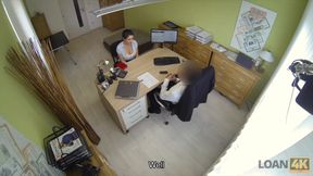 Busty brunette gets paid for dirty anal