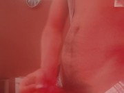Twink cum on desk at office
