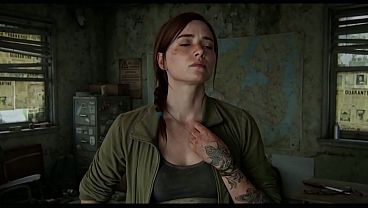 Badass Ellie from The Last of Us shows off her hot and sexy body as she