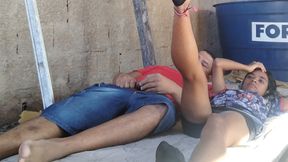 Sex in the Abandoned House with Jasmine Santana 100% Anal