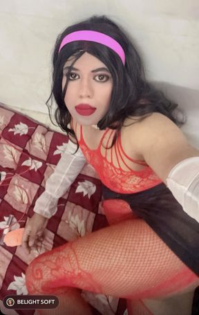 verronika69 stronking her huge cock very hard huge cum load.